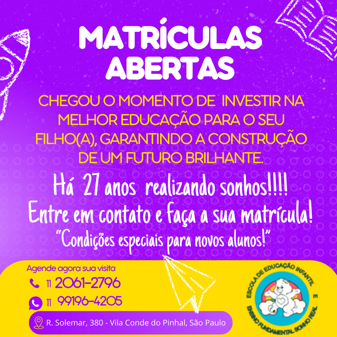 Matrículas abertas